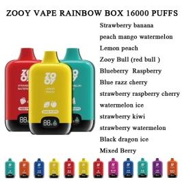 Good Price Zooy 16000 Puffs Rainbow box Vapes Pen