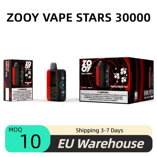 Best Zooy Bar 30000 Puffs Vapes STARS Wholesale