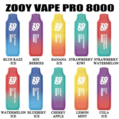 Zooy 8000 LARGE PUFFS Disposable Vape Bar