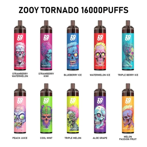 Authentic Zooy Bar Tornado 16000 Puffs Vapes