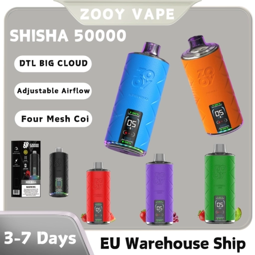Bestseller Zooy 50000 Puffs Vape SHISHA Wholesale Price Distributor