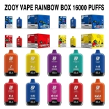 Wholesale Disposable Zooy 16000 Puffs Vape Rainbow box
