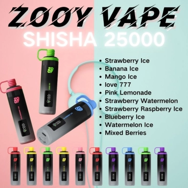 Zooy LARGE Puffs Nederland 25000 Disposable Vape Pro Bar