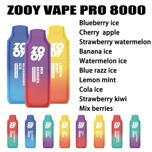 2024 Bulk Pricing Zooy Vape Big Puffs 8000 Flavors