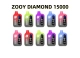 European Zooy 15000 Puffs Vape Wholesale Price Rechargeable