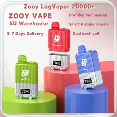 Disposable Zooy LugVapor + Puffs Nederland Vape Pro