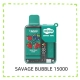 Disposable Zooy 15000 Puffs Vapes SAVAGE BUBBLE Wholesale Price