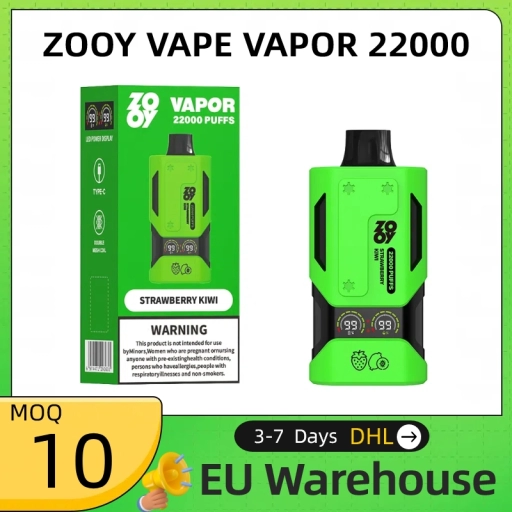 Wide Flavor Selection Zooy Vape 22000 Puffs Wholesale Recharge