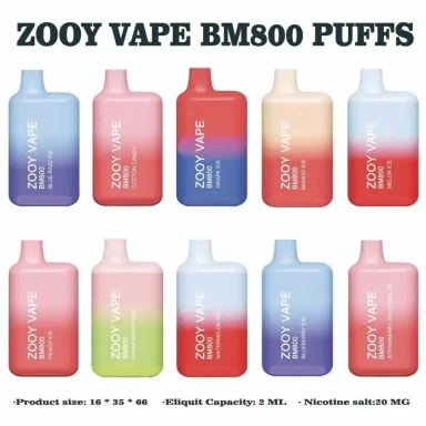 Zooy Bar BM 800 Puffs Disposable Vape