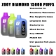 Zooy Bar 16000 Puffs Disposable Vape DIAMOND Wholesale Price Recharge