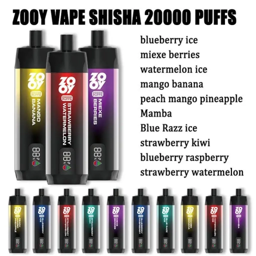 Zooy Disposable Vapes shisha 20000 Puffs Wholesale Price Rechargeable