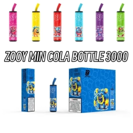 Premium Zooy MIN COLA BOTTLE 3000 Puffs Disposable Vapes Recharge