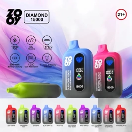 Top Picks 2024 Zooy 15000 Puffs DIAMOND Vapes Wholesale