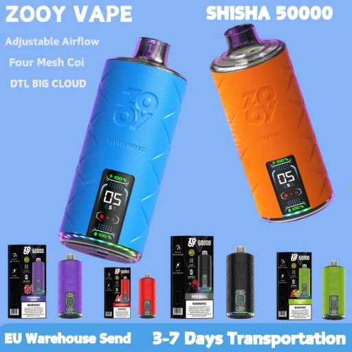 Zooy Bar 50000 Puffs Vapes SHISHA Wholesale Rechargeable