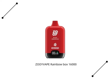 Disposable Zooy Rainbow box Vapes 16000 Puffs