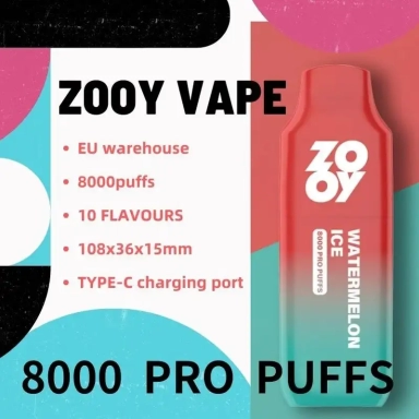 Zooy 8000 Puffs Disposable E-cigarettes Bar