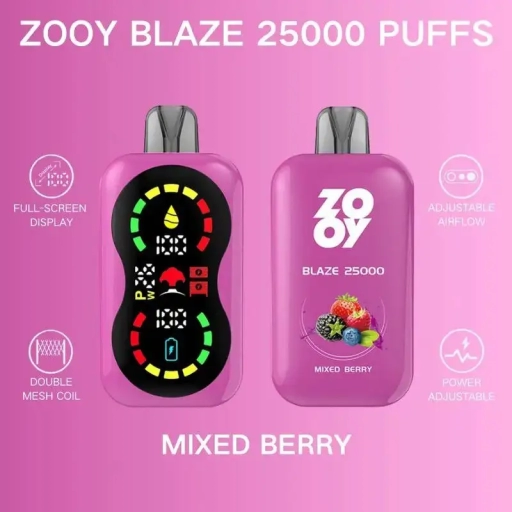 Zooy Vape 25000 Puffs Wholesale Price Rechargeable