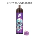 Zooy Bar 16000 Puffs Disposable Vape Tornado Price