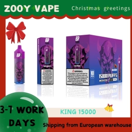 Best Quality Disposable Zooy Vape KING 15000 Puffs Wholesale Price