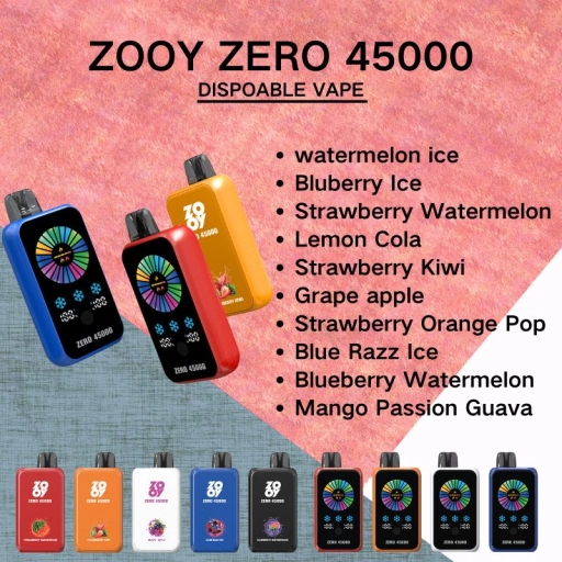 Top Selling Zooy Vape ZERO 45000 Puffs All Flavors