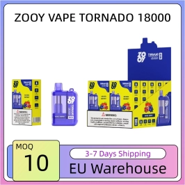 2025 Best Disposable Zooy Vapes TORNADO BOX 18000 Puffs Wholesale Price