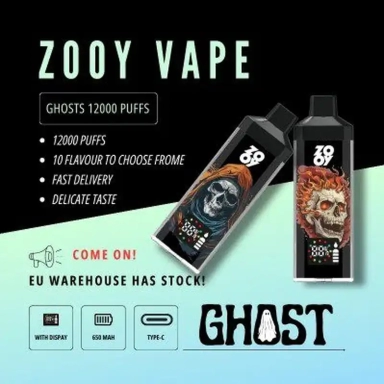 Zooy Bar Ghosts Vape Pro 12000 Puffs Nederland