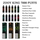 Top Selling Zooy Disposable Vape 7000 Puffs KING Nicotine