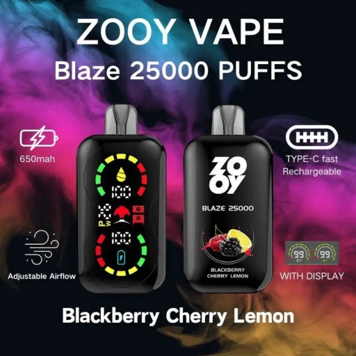 Top Sale Zooy Disposable Vape 25000 Puffs Wholesale Rechargeable