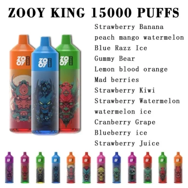 Disposable Zooy Vapes 15000 Puffs KING