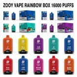 Zooy Disposable Vapes 16000 Puffs Rainbow box
