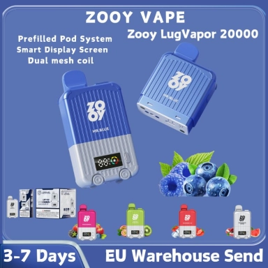 Disposable Zooy 20000+ Puffs Nederland Vape Pro LugVapor +
