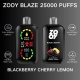 Zooy Bar Disposable Vape 25000 Puffs BLAZE Wholesale Price Rechargeable