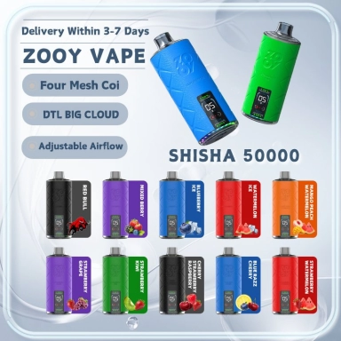 Top-Notch Vaping Zooy 50000 Puffs CE, ROHS Vapes