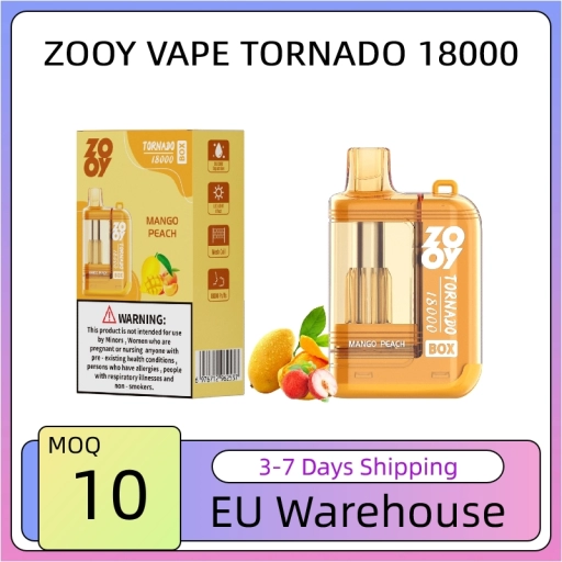 Disposable Zooy 18000 Puffs TORNADO BOX Vapes Wholesale Nicotine