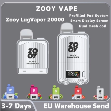 Zooy Disposable Vape Pro Bar 20000+ Puffs Nederland LugVapor + E-cigarettes