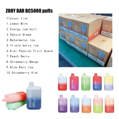 Zooy Bar 5000 Puffs Vape BC