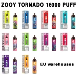 Wholesale Zooy Disposable Vape Bar Tornado E-cigarettes 16000 Puffs