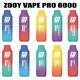 2024'S Premium Zooy Vape 8000 Puffs Recharge