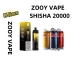Best Selling Zooy SHISHA 20000 Puffs Vapes Wholesale Supplies