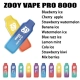 Zooy Vape 8000 Puffs Wholesale Price Nicotine