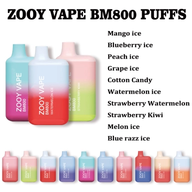Wholesale Zooy LARGE Puffs Nederland 800 Disposable Vape Pro