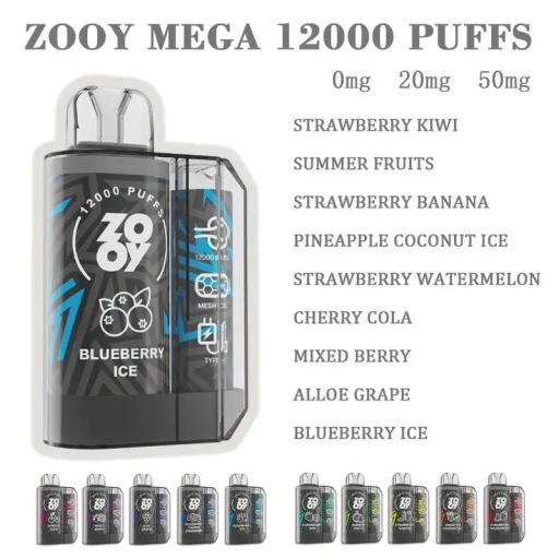 European Warehouses Zooy 12000 Puffs Disposable Vape Wholesale Price Oem