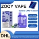 CHINA Zooy 18000 Puffs TORNADO Vape Wholesale Price Recharge