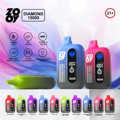 Disposable Zooy Vapes DIAMOND 15000 Puffs
