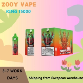 Superior Quality Zooy Vapes King 15000 Puffs Wholesale Nicotine