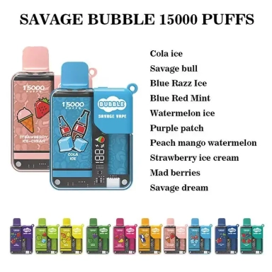 Zooy SAVAGE BUBBLE Vape 15000 Puffs