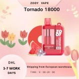 Zooy Bar Vape Pro tornado 18000 Puffs Nederland