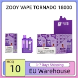 Wholesale Zooy Bar 18000 Puffs Nederland Vape Pro TORNADO BOX
