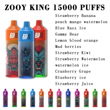 Wholesale Zooy Disposable Vape Pro Bar Plus 15000 Puffs Nederland E-cigarettes