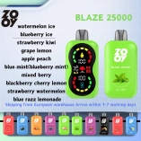 Wholesale Zooy Disposable Vape Pro Bar BLAZE E-cigarettes 25000 Puffs Nederland